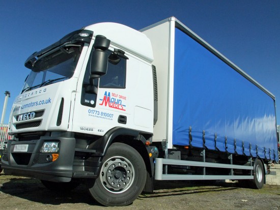 18 tonne Curtain Side Sleeper Cab with Tail lift