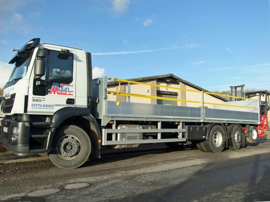 26 tonne Moffett Dropside Day Cab Rental 01