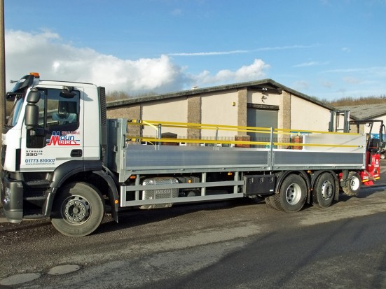 26 tonne Moffett Dropside Day Cab Rental 06
