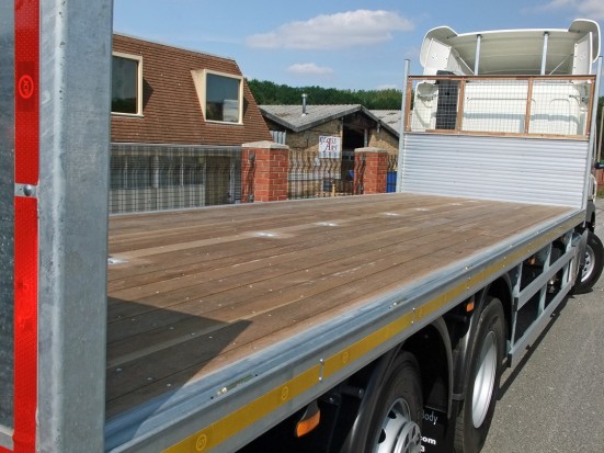 26 tonne Moffett Flatbed Sleeper Cab Rental 07