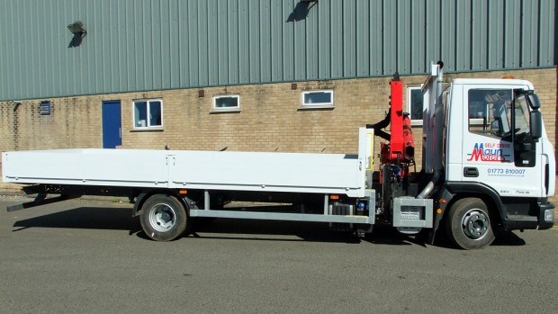 7-5 tonne Crane Lorry Hire Front Mount Loader Rental 02