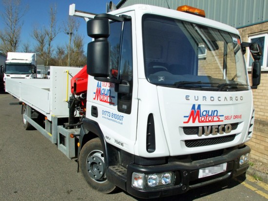 7-5 tonne Crane Lorry Hire Front Mount Loader Rental 03