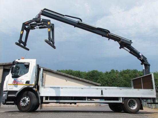 DAF LF 18t Rear Mount Dropside with HMF for Builders Merchants