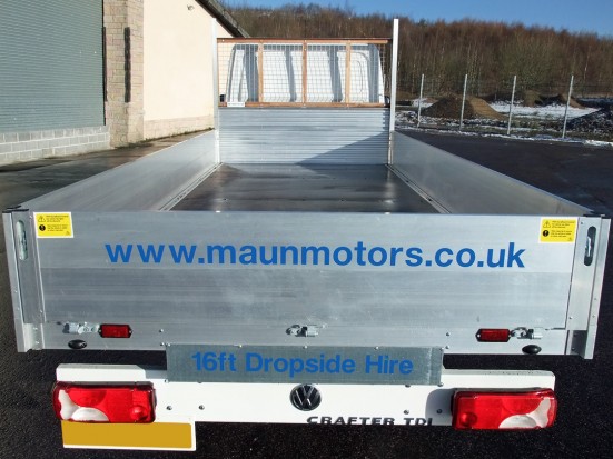 VW Crafter 16 foot Dropside Rental 18
