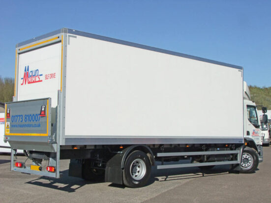 Daf Lf 18t Box Tail Lift Hire 22S Lq