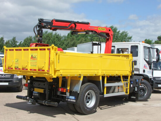 Iveco Eurocargo 18t Tipper Grab Hotbox Euro6 Hire 09