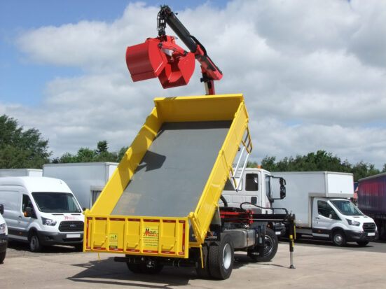 Iveco Eurocargo 18t Tipper Grab Hotbox Euro6 Hire 26