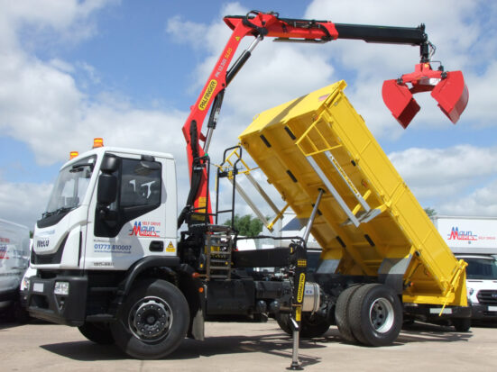 Iveco Eurocargo 18t Tipper Grab Hotbox Euro6 Hire 57