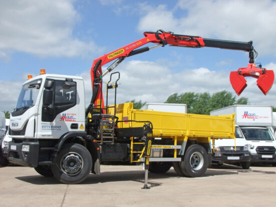 Iveco Eurocargo 18t Tipper Grab Hotbox Euro6 Hire 63